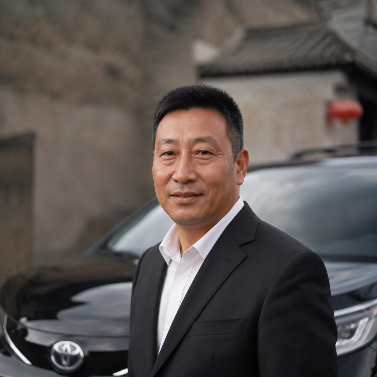 郑卫东 郑师傅 丰田赛那 司机人像